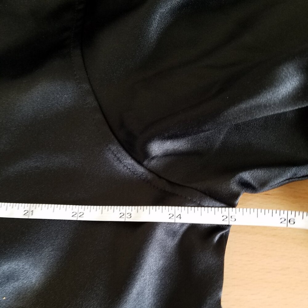 Edited by Remi Bader - Women's Satin-Style Bomber Jacket - Size XL - Black -NEW! - Picture 4 of 11